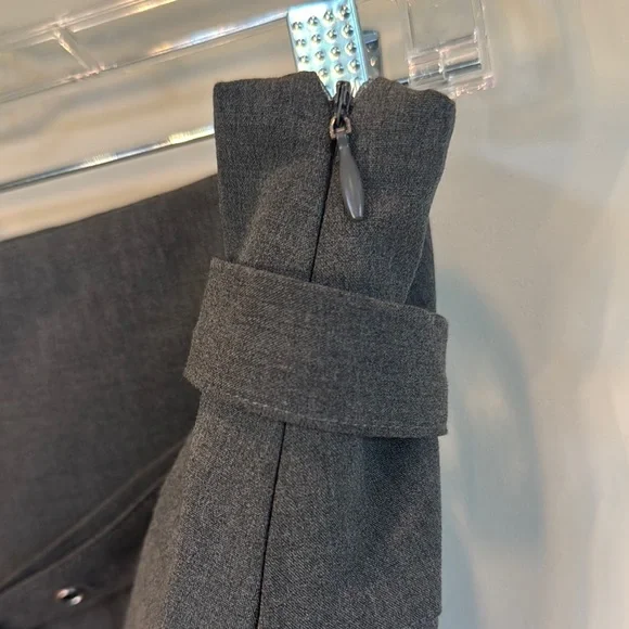 Zara Gray Pleated Skater Mini Skort - Picture 4 of 6